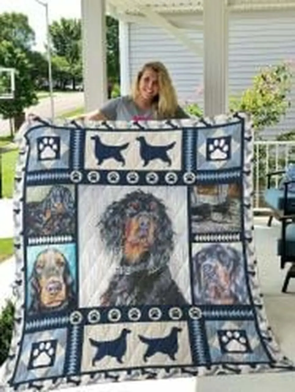 Gordon Setter Quilt Blanket Lukla6 Dhc0301928Dd and Home Decor