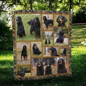 Gordon Setter Together Hur Quilt Bevrjs and Home Decor