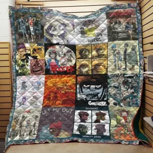 Gorillaz Collage Blanket Th10072019 Quilt and Home Decor