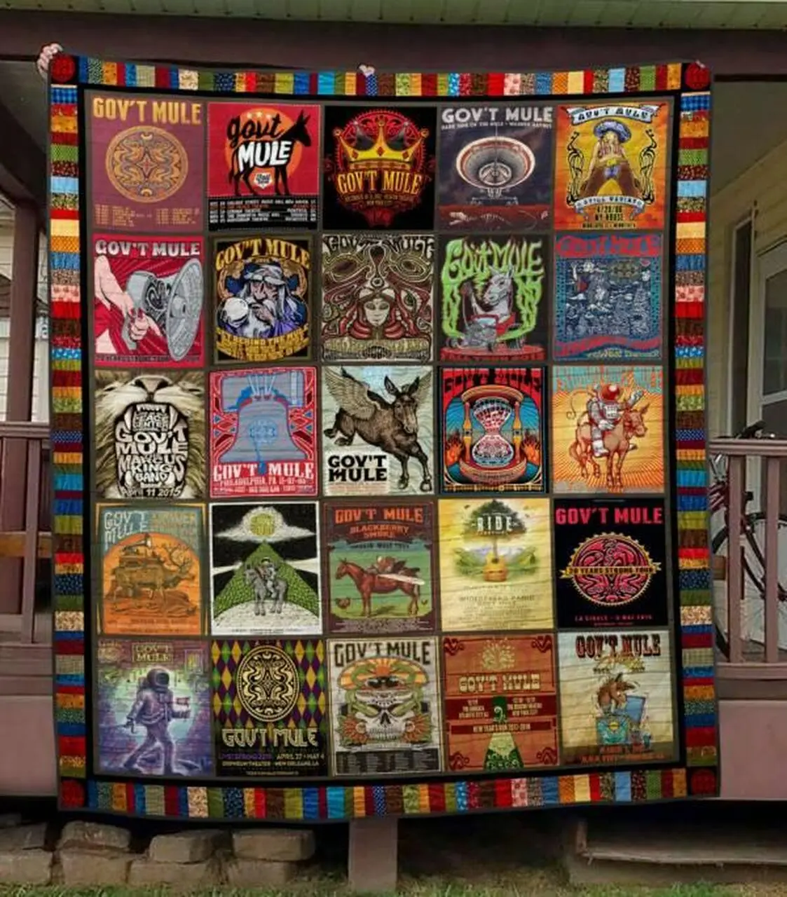 Gov_T Mule Quilt Blanket Hvt310512 Quilt and Home Decor