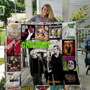 Green Day Poster Quilt 2 and Home Decor