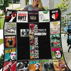 Green Day Quilt 1809 and Home Decor