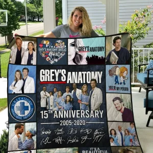Grey’S Anatomy Quilt Blanket and Home Decor