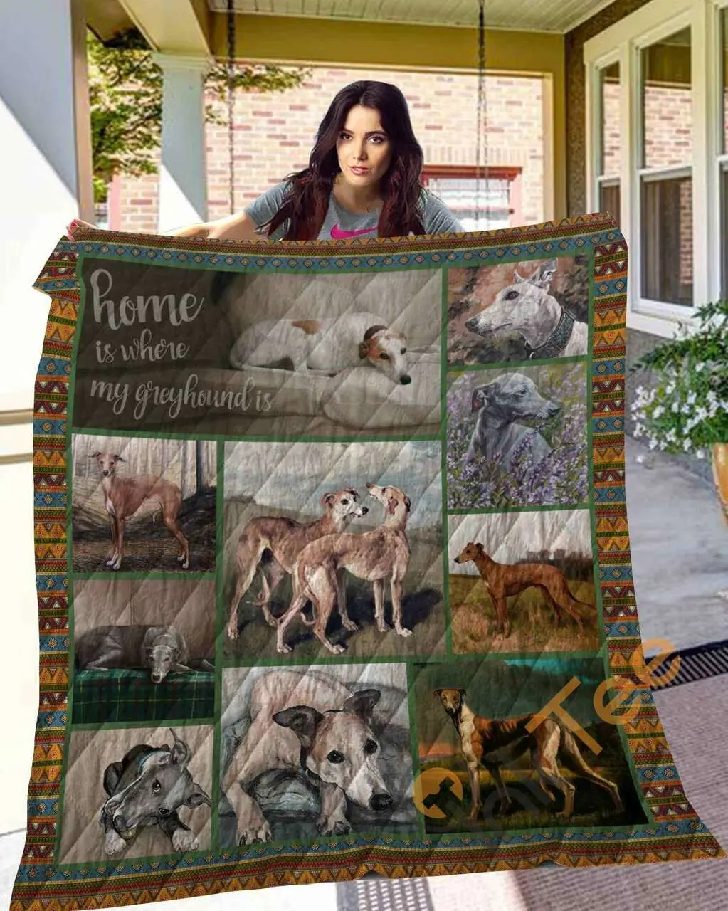 Greyhound 10 Blanket TH10072019 Quilt and Home Decor