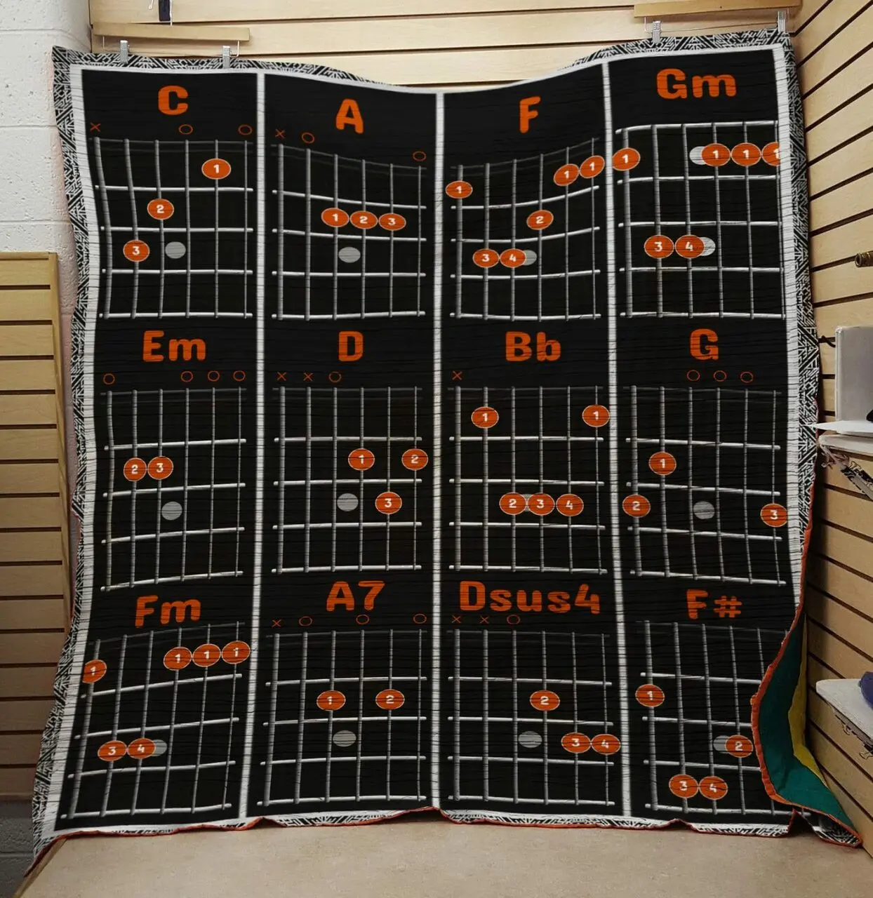 Guitar 4 Quilt and Home Decor