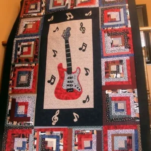 Guitar Hur Quilt Cysipf and Home Decor