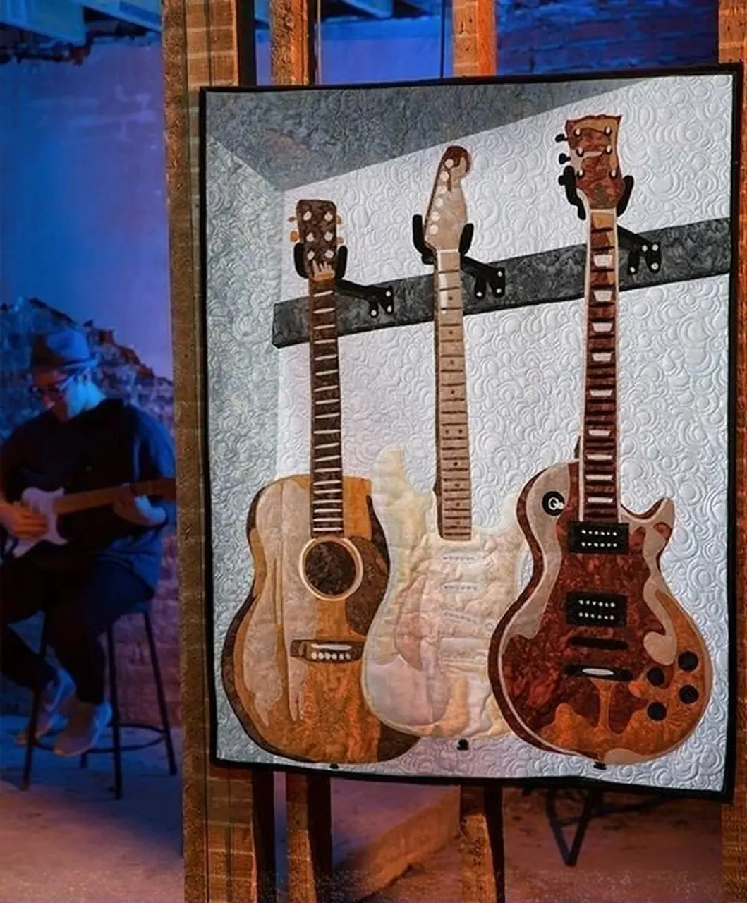 Guitar Hur Quilt mi and Home Decor