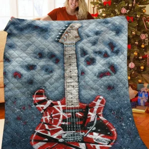Guitar Quilt Wlx and Home Decor