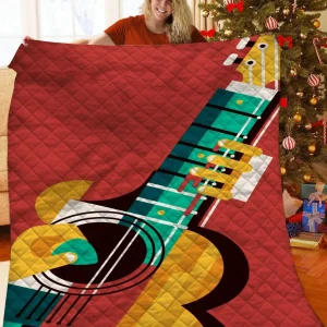 Guitar Quilt Wnq and Home Decor