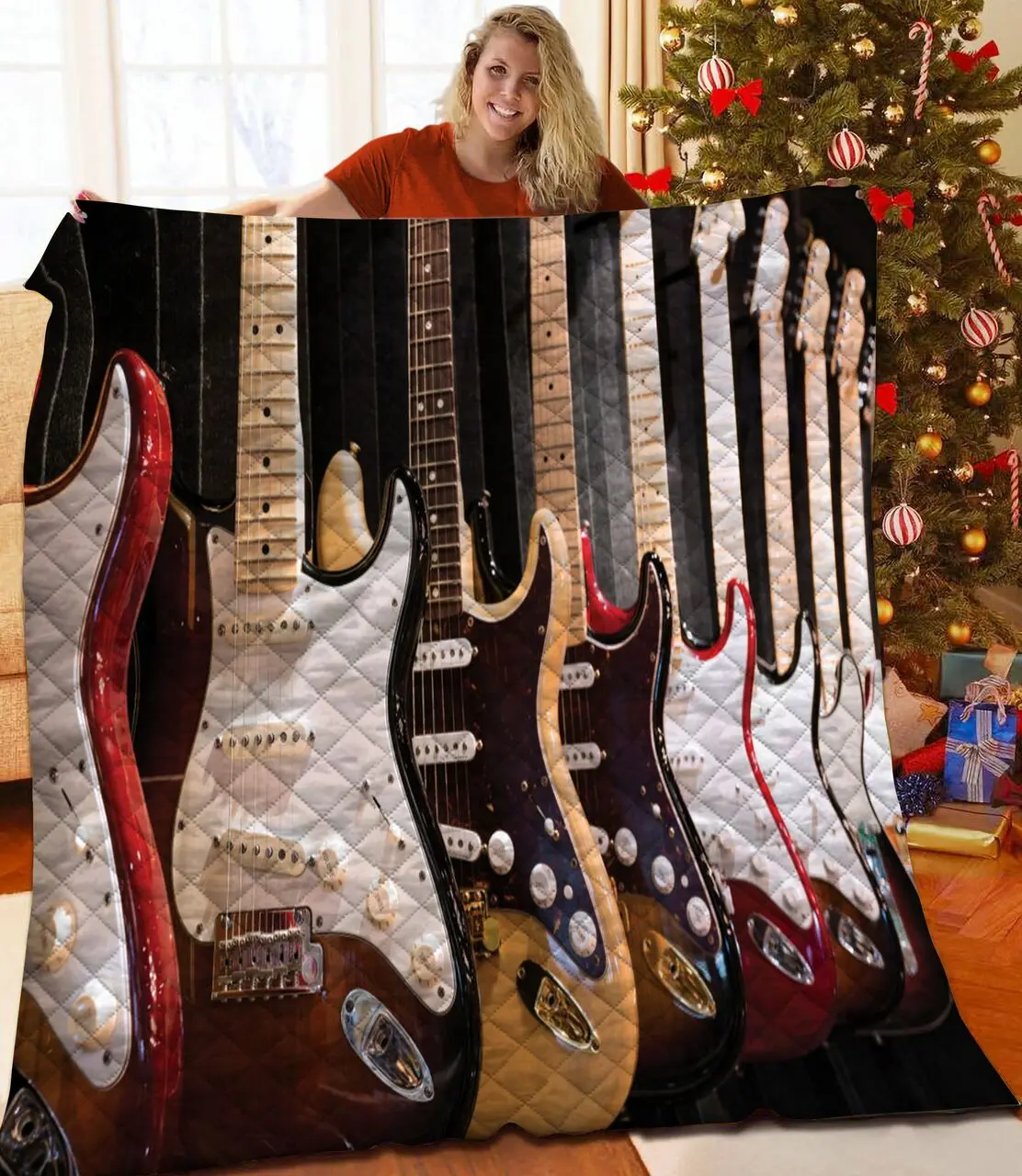 Guitar Quilt Xbm and Home Decor