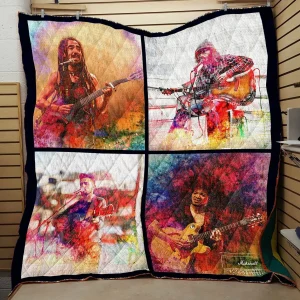 Guitar Style Vintage Quilt and Home Decor