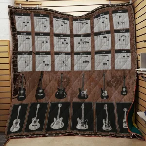 Guitar V51 Love My 3D Customized Quilt and Home Decor