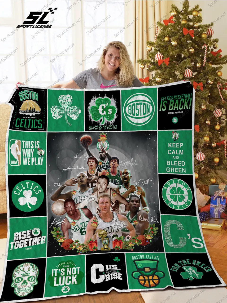 H – Boce Quilt Blanket Ver Christmas and Home Decor