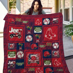 H Brs Jeep Quilt Blanket and Home Decor