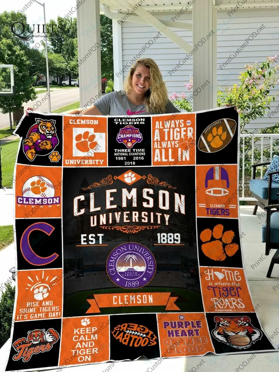 H Ctu 17 Quilt Blanket and Home Decor