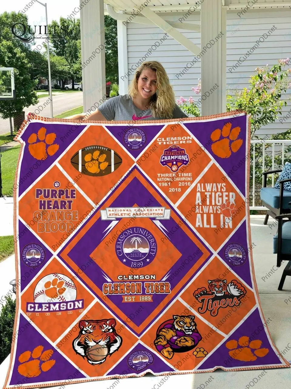 H Ctu 9 Quilt Blanket and Home Decor