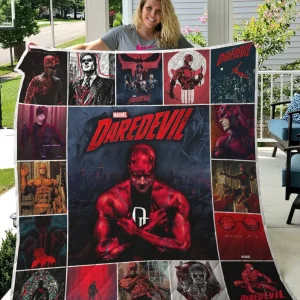 H Daredevil Quilt Blanket and Home Decor