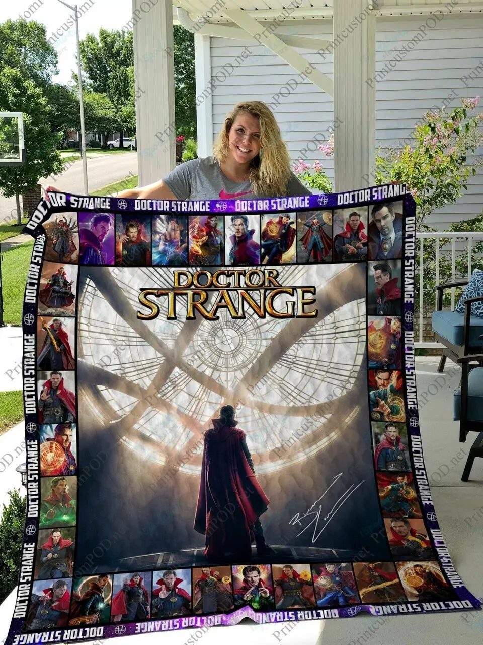 H Doctor Strange Quilt Blanket Ver 6 and Home Decor