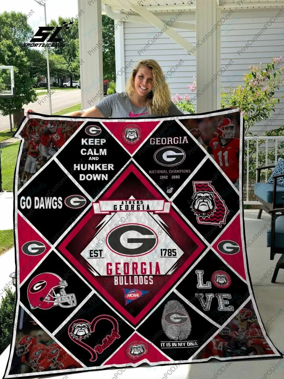 H Gb 9 Quilt Blanket and Home Decor