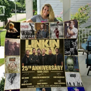 H Linkin Park Quilt Blanket and Home Decor