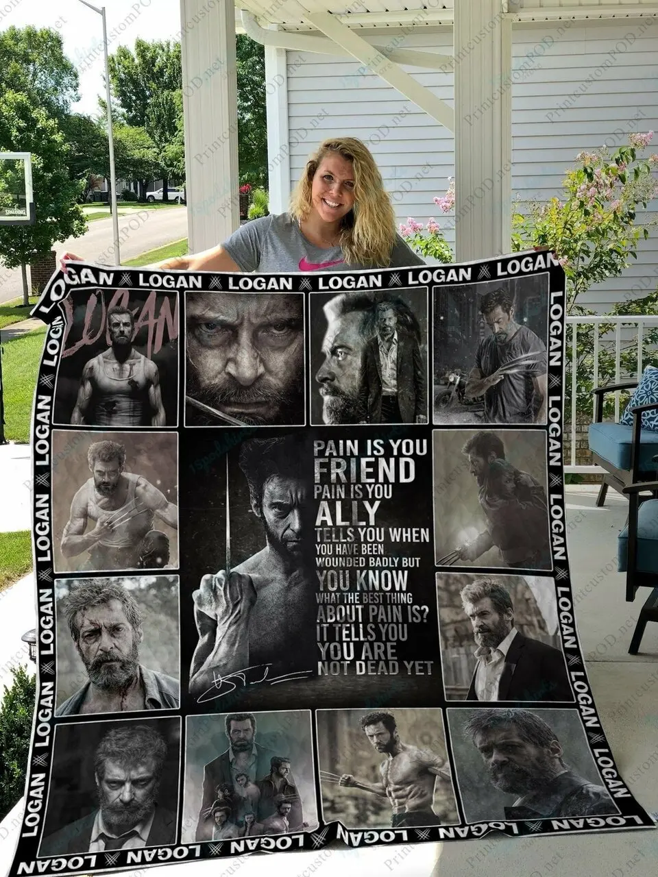H Logan Quilt Blanket Ver 10 and Home Decor