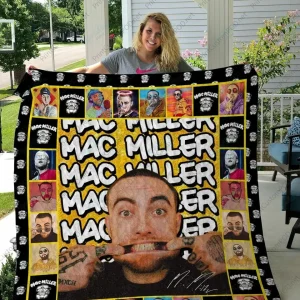 H Mac Miller Quilt Blanket Ver 1 and Home Decor