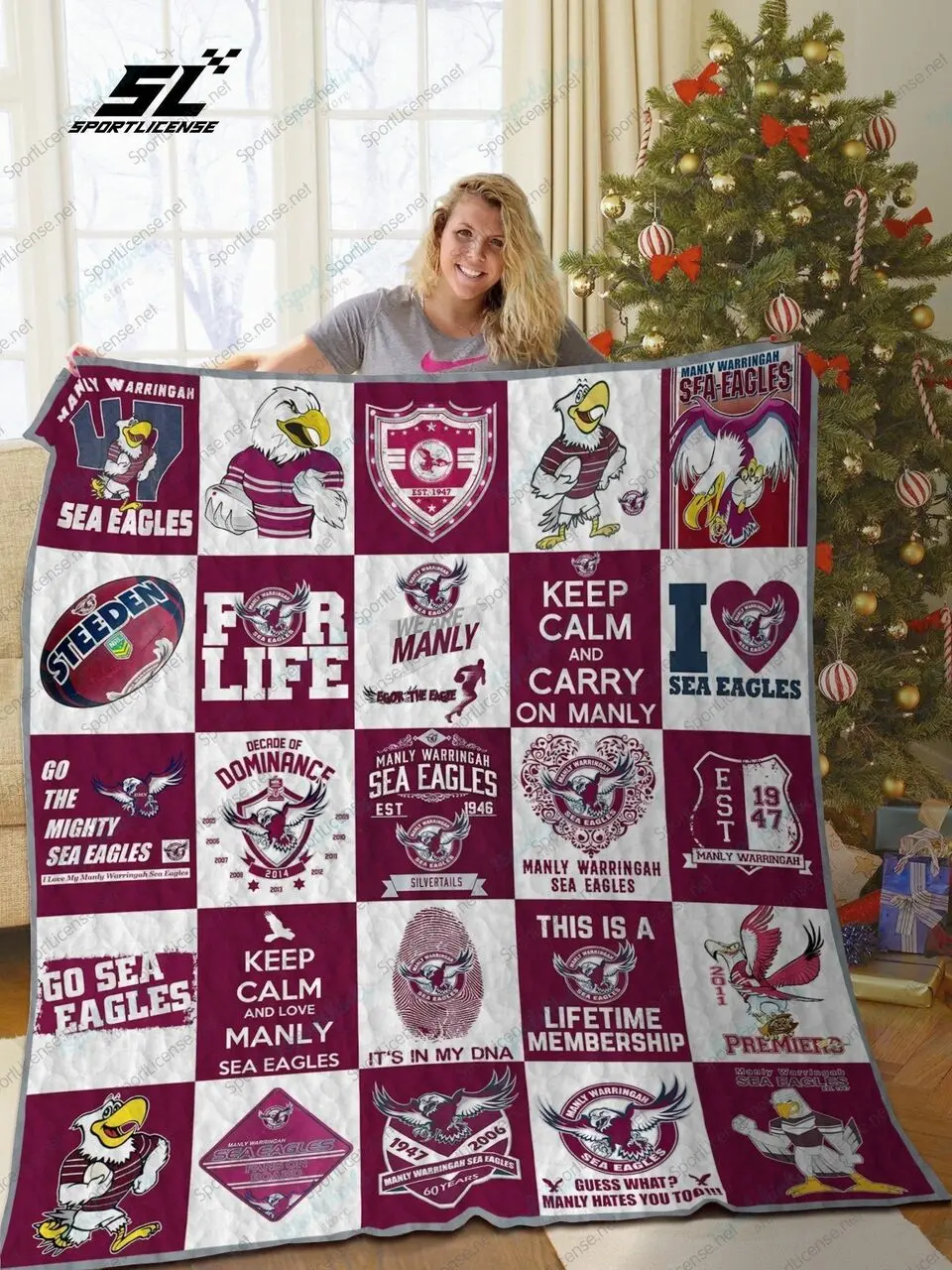 H Mwsenrl Quilt Blanket Ver 25 and Home Decor