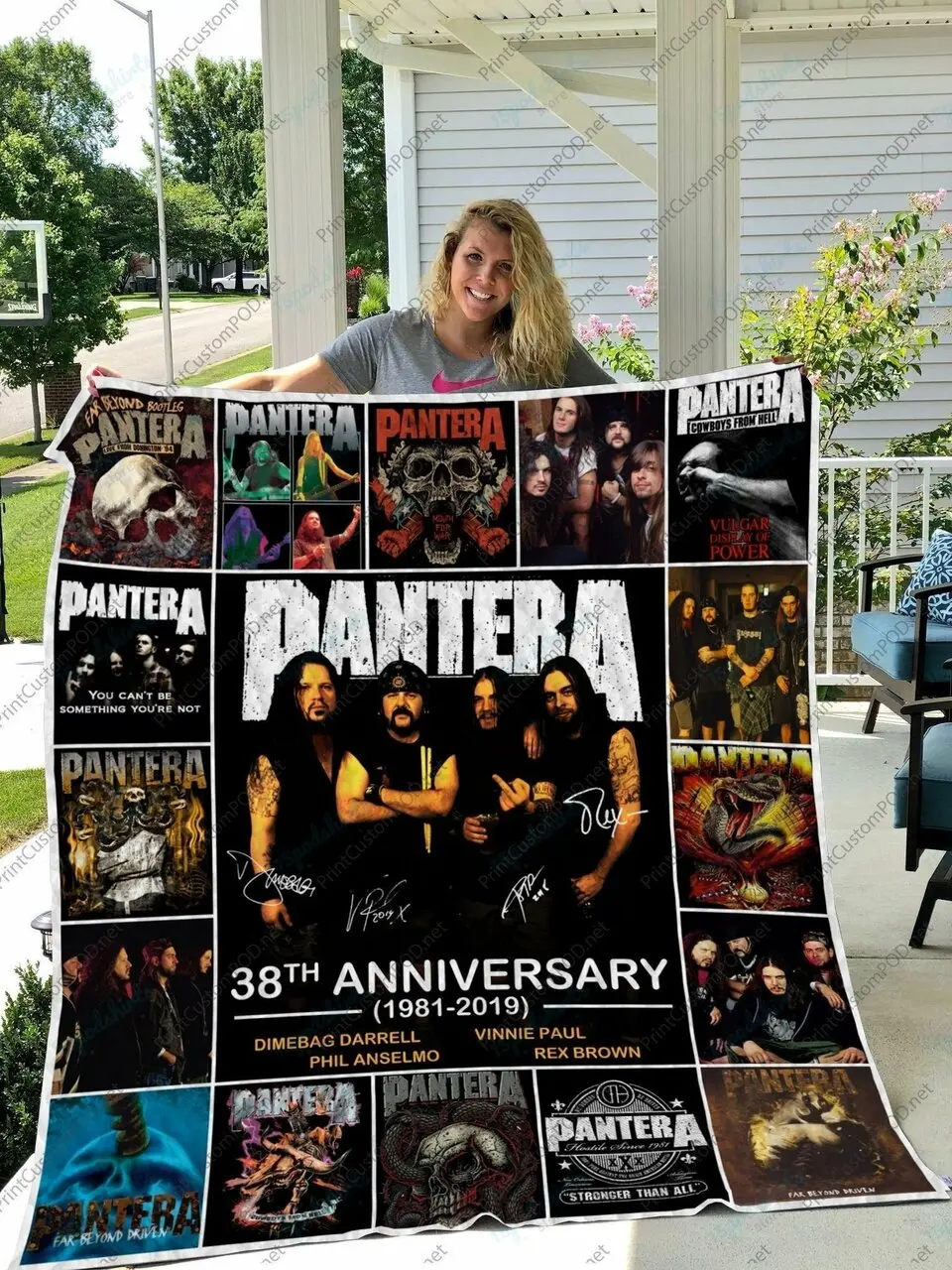 H Pt Quilt Blanket and Home Decor
