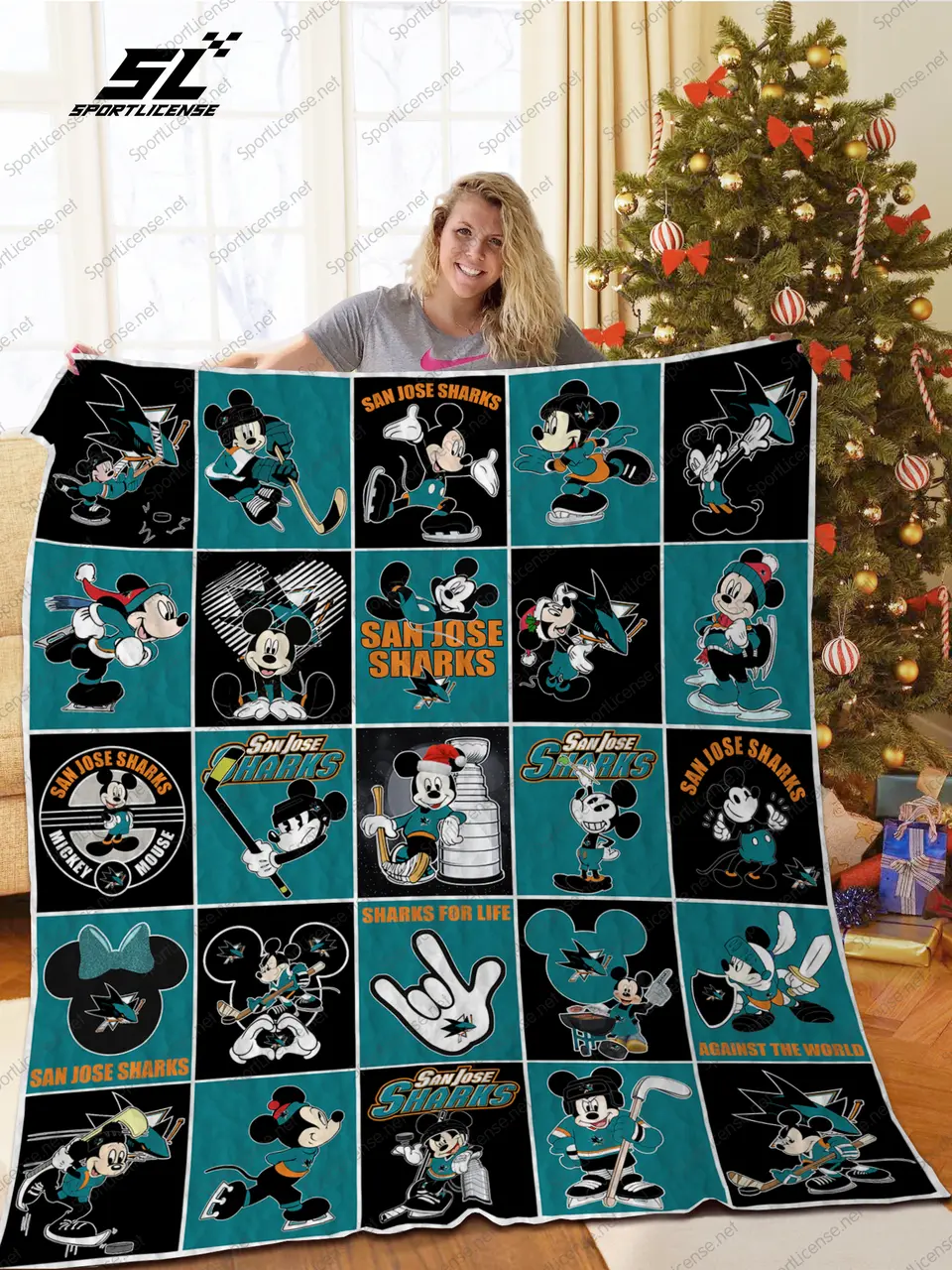 H – Sjs Dn Quilt Blanket and Home Decor