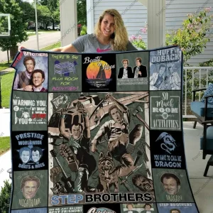 H Step Brothers Quilt Blanket and Home Decor