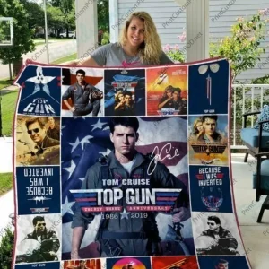 H Top Gun Quilt Blanket and Home Decor
