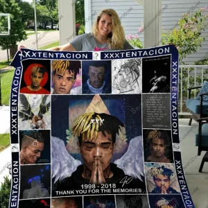 H – Xxxtentacion Quilt Blanket and Home Decor