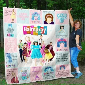 Hairspray Quilt Blanket and Home Decor
