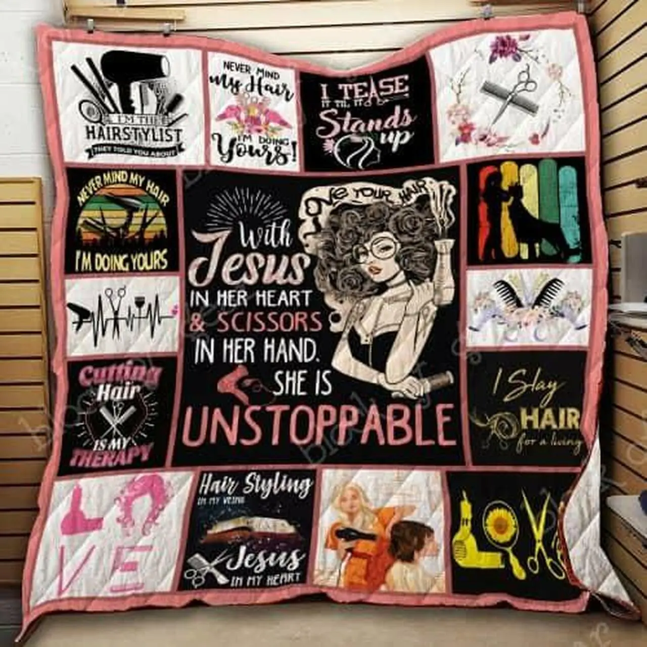 Hairstylist Quilt Thb868 Quilt and Home Decor