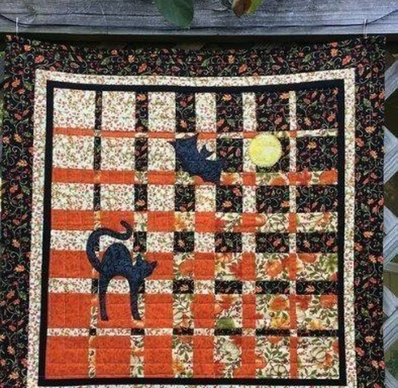 Halloween Cat HUR19808 3D Customized Quilt 2307 and Home Decor