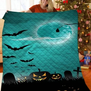 Halloween Quilt Yij and Home Decor