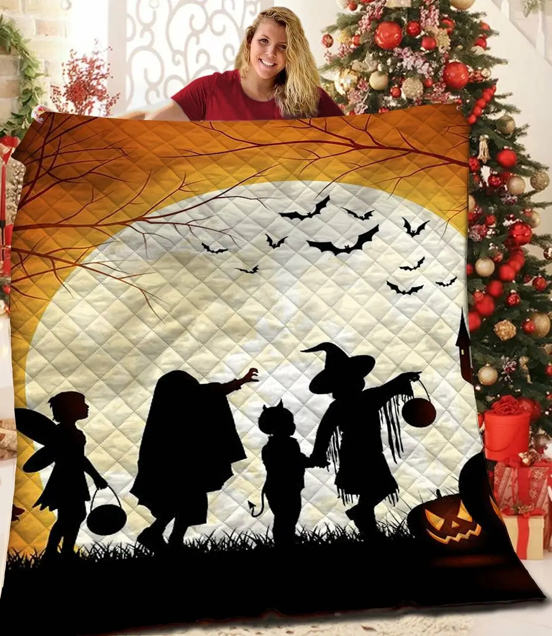 Halloween Quilt Yos and Home Decor