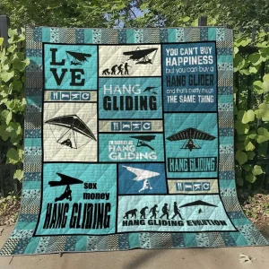 Hang Gliding Cg100623 Quilt Blanket and Home Decor