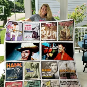 Hank Williams Quilt Blanket and Home Decor