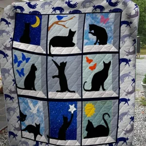 Happy Cat Quilt and Home Decor