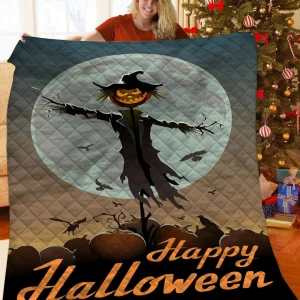 Happy Halloween Quilt Ted and Home Decor