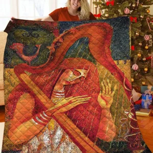 Harp Quilt Sun and Home Decor