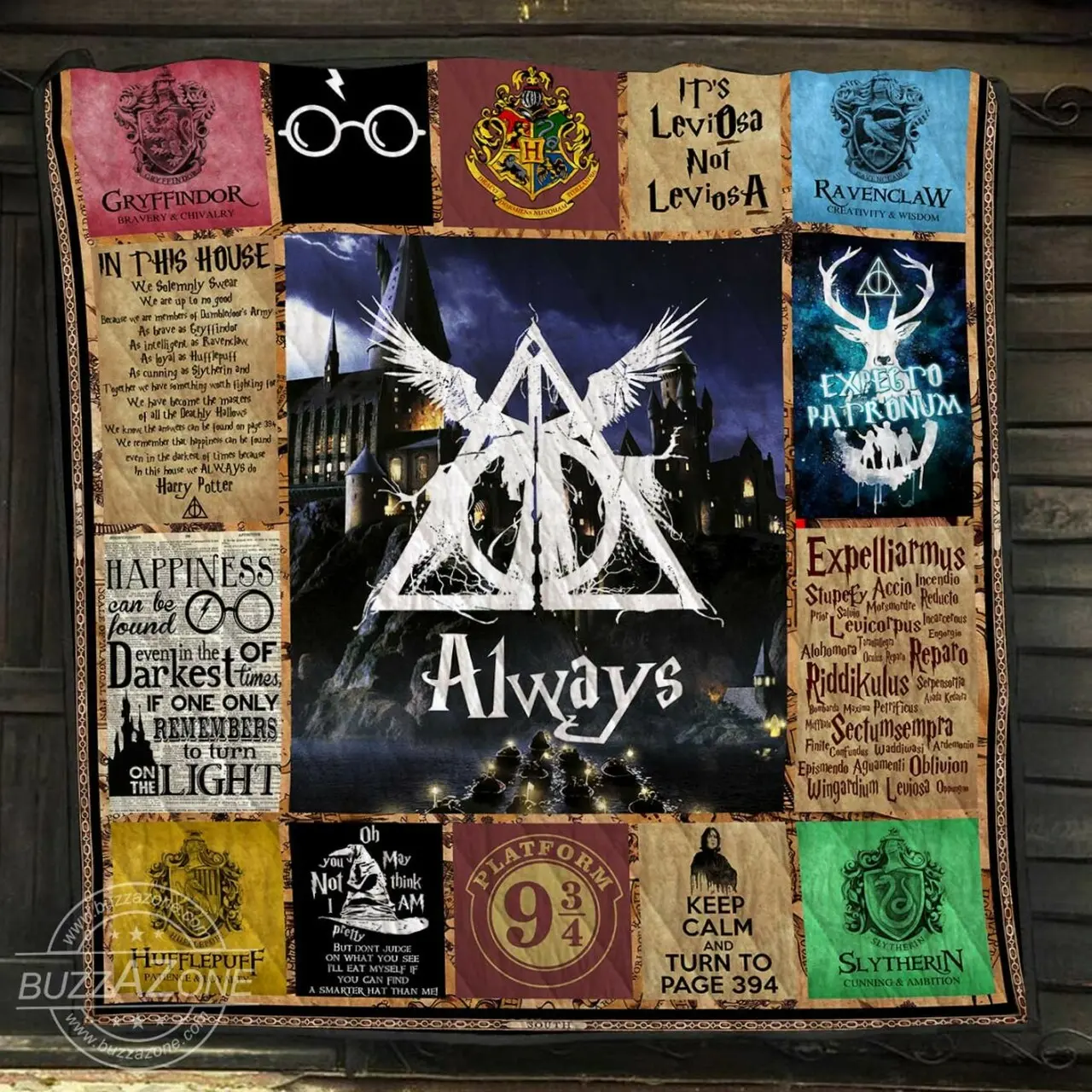 Harry Poster Quilt and Home Decor