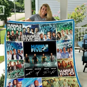 Hawaii Five Quilt Blanket and Home Decor