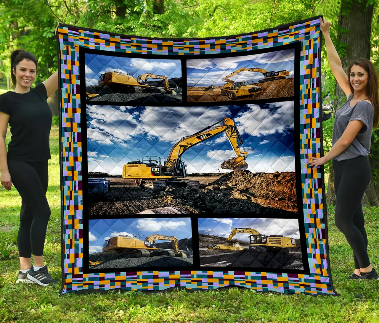Heavy Equipment Quilt 02396 Quilt and Home Decor