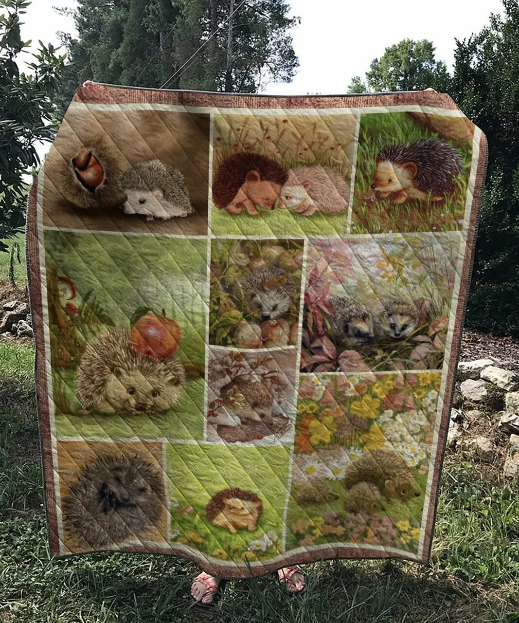 Hedgehog 4 Quilt and Home Decor