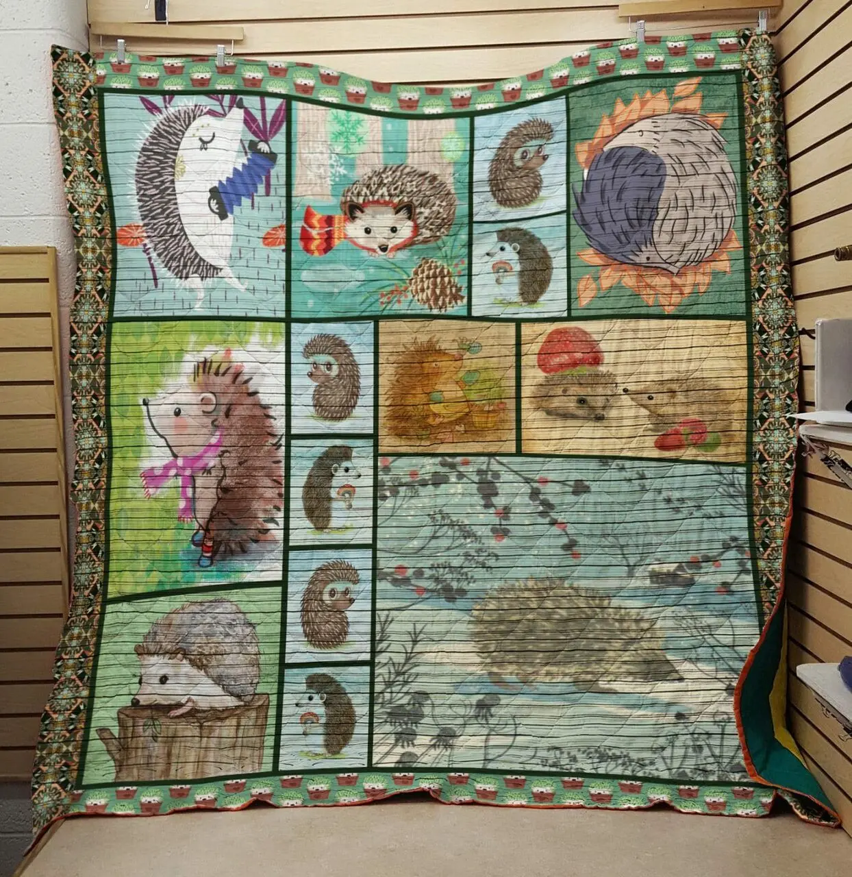 Hedgehog 5 Quilt and Home Decor