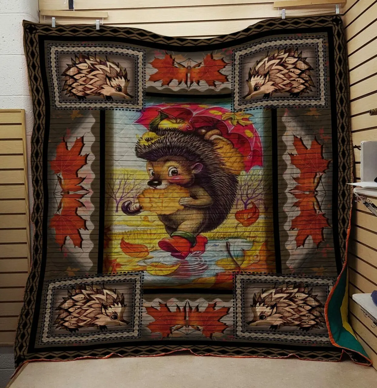 Hedgehog 7 Quilt and Home Decor