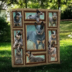 Heeler Frame Cl09100115Mdq Quilt Blanket and Home Decor