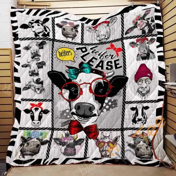 Heifer Please Blanket KC1507 Quilt and Home Decor